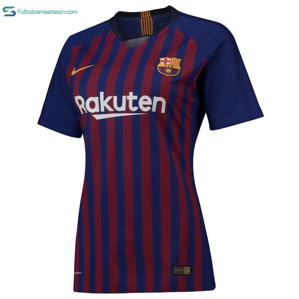 Camiseta Barcelona 1ª Mujer 2018/19 Azul Rojo